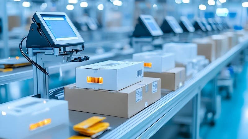 RFID logistic label